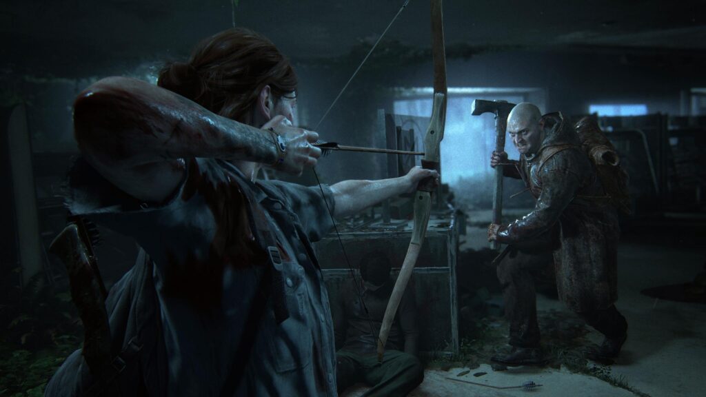 Ellie The Last of Us Part II Survival Combat 4K Desktop Wallpaper