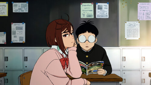 Anime Students in Classroom Aesthetic 4K PC Wallpaper