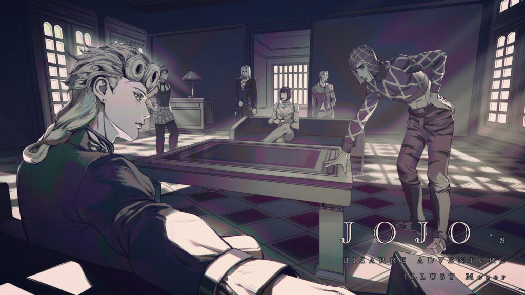 JoJo's Bizarre Adventure Golden Wind Group Scene Anime Desktop Wallpaper