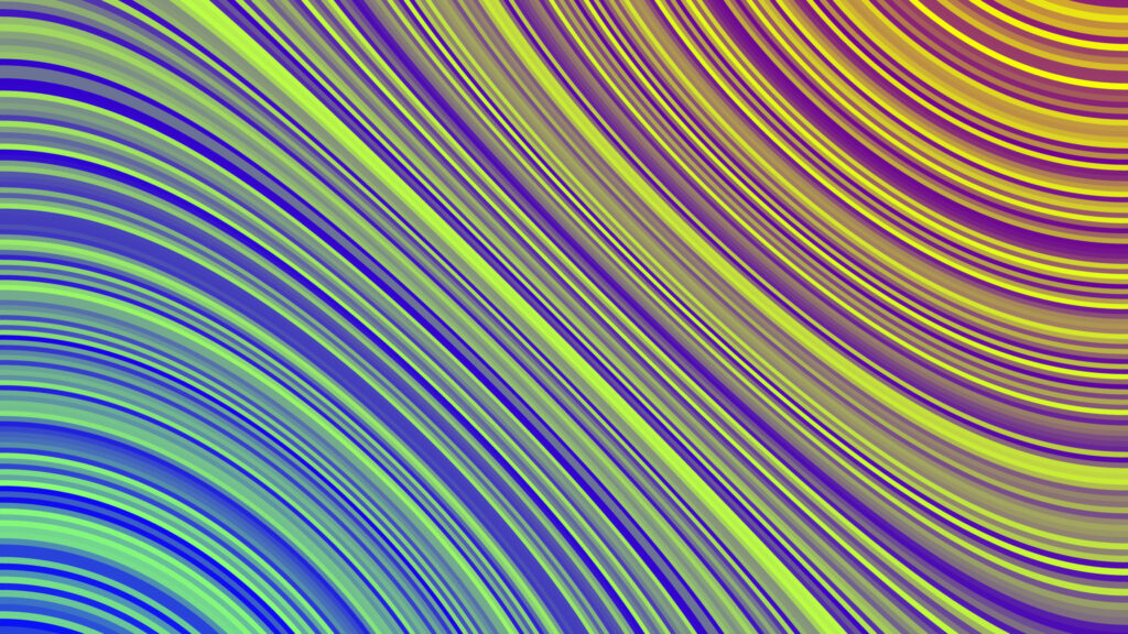 Vibrant Neon Abstract Curves and Gradient Flow Desktop Wallpaper