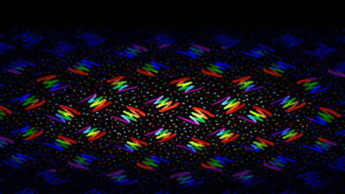 Retro 90s Memphis Style Colorful Abstract Pattern PC Wallpaper