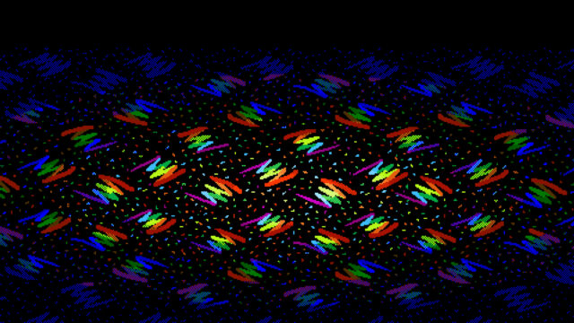Retro 90s Memphis Style Colorful Abstract Pattern PC Wallpaper