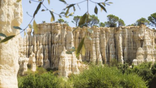 Stunning Orgues d’Ille-sur-Tet Geological Formation 4K Desktop Wallpaper