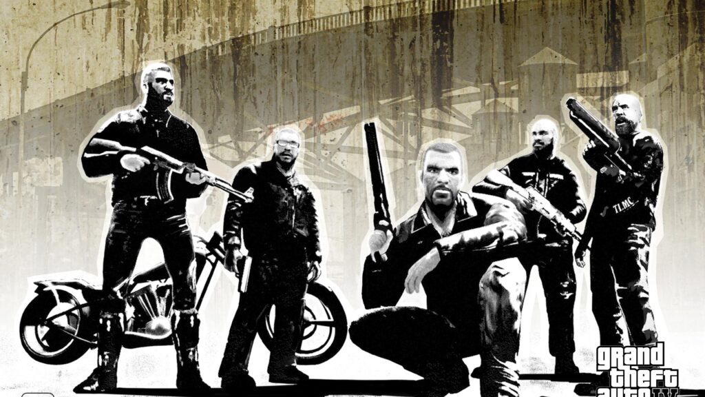 GTA IV The Lost and Damned Biker Gang Characters PC Wallpaper