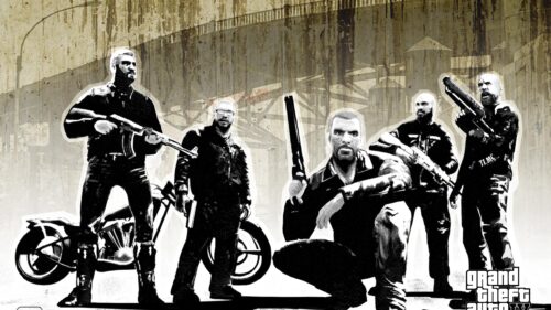 GTA IV The Lost and Damned Biker Gang Characters PC Wallpaper