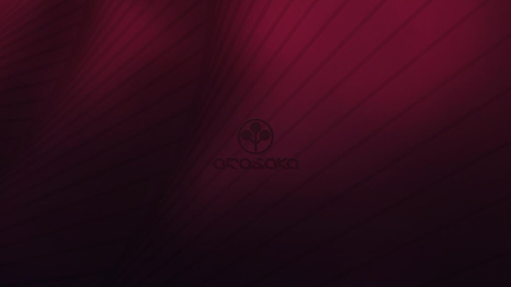 Minimalist Arasaka Corporation Logo Dark Red Aesthetic 4K PC Wallpaper