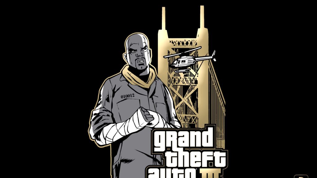 Grand Theft Auto III Character Artwork Featuring Claude Speed PC Wallpaper