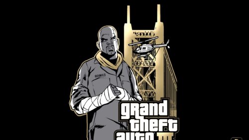 Grand Theft Auto III Character Artwork Featuring Claude Speed PC Wallpaper