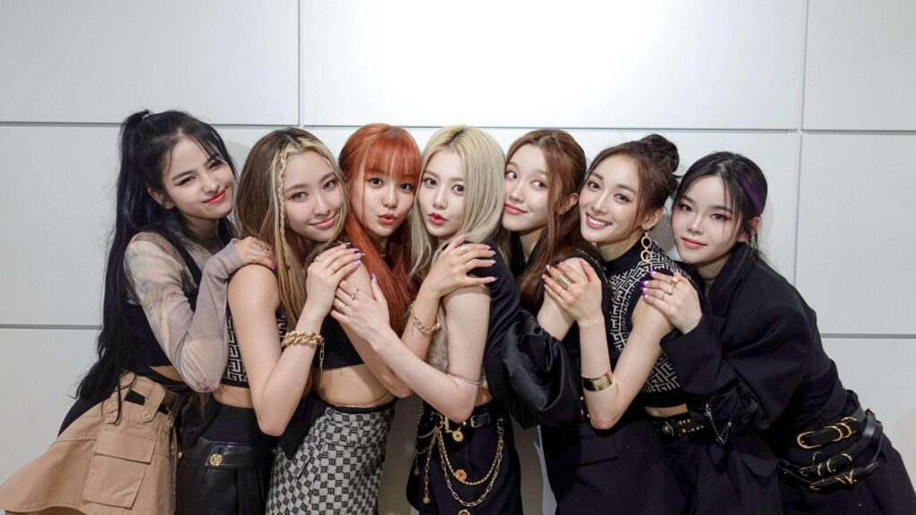 BABYMONSTER K-pop Girl Group Members Group Portrait 4K Desktop Wallpaper