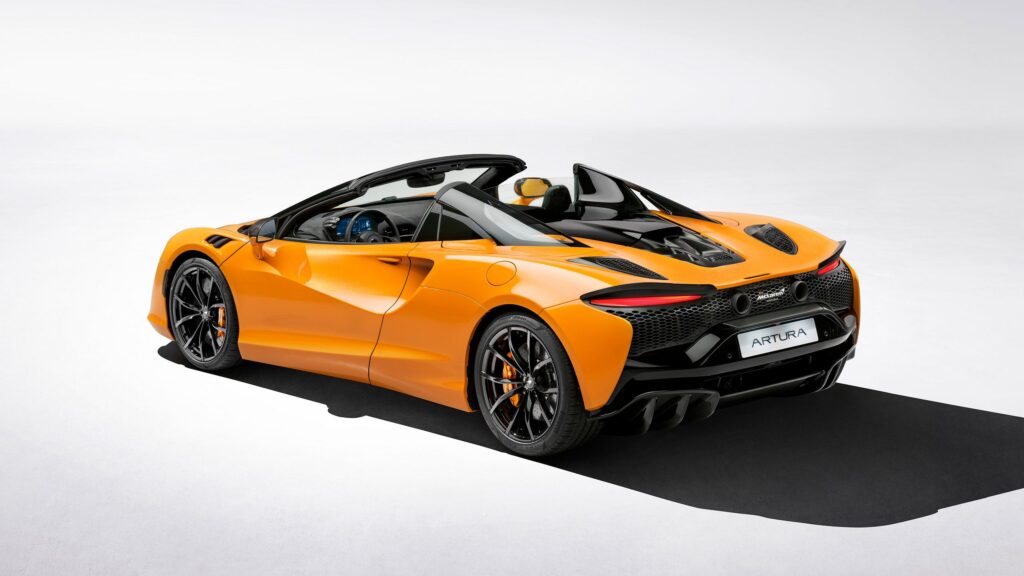 McLaren Artura Spider Orange Luxury Supercar 4K Desktop Wallpaper