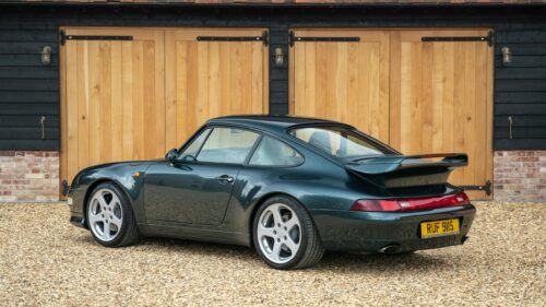 Dark Green RUF 911 Porsche Sports Car Exterior View Desktop Wallpaper