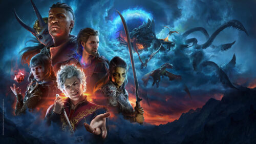 Baldurs Gate 3 Characters Epic Fantasy Battle 4K Wallpaper