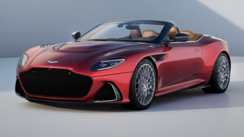 Stunning Deep Red Aston Martin DBS Volante Luxury Convertible PC Wallpaper