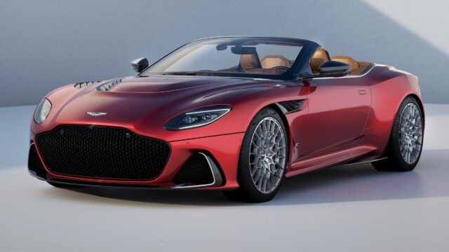 Stunning Deep Red Aston Martin DBS Volante Luxury Convertible PC Wallpaper