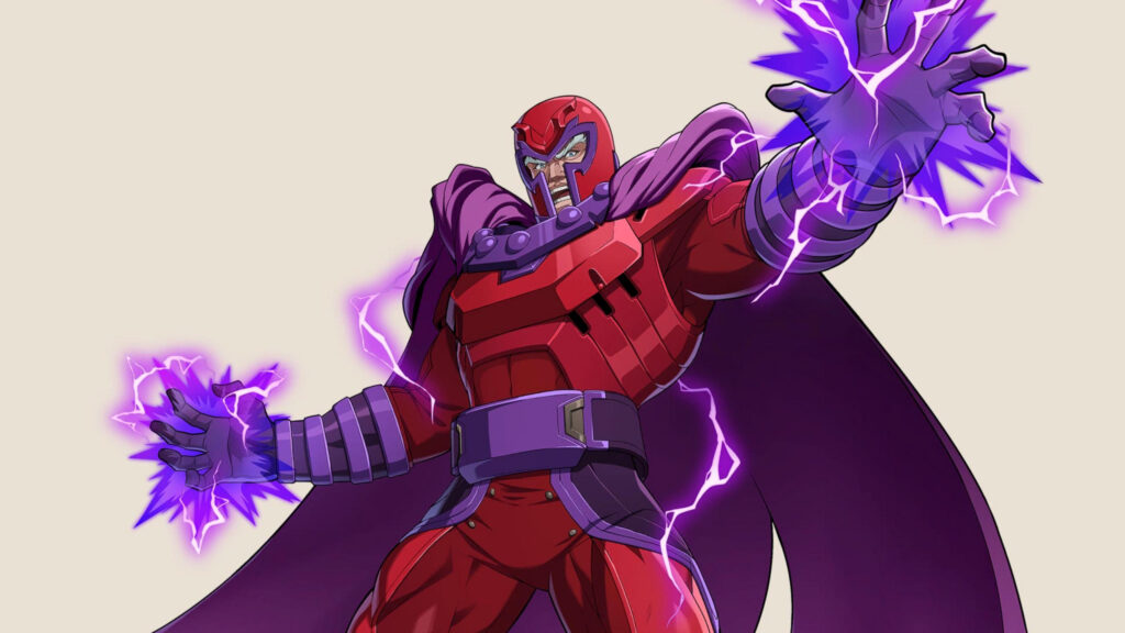 Magneto Marvel Supervillain Unleashing Magnetic Power Desktop Wallpaper