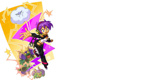 Shantae and Risky Boots Action Illustration 4K Desktop Wallpaper