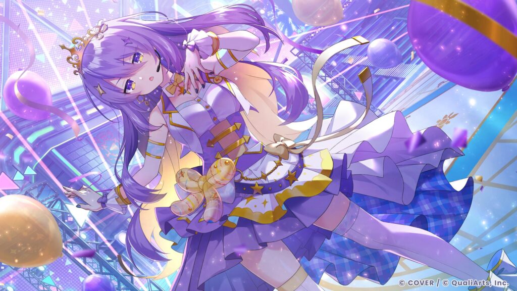 Moona Hoshinova Hololive Anime Idol Concert Performance 4K PC Wallpaper