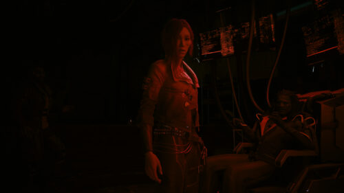 Cyberpunk 2077 Mysterious Character Scene 4K Desktop Wallpaper