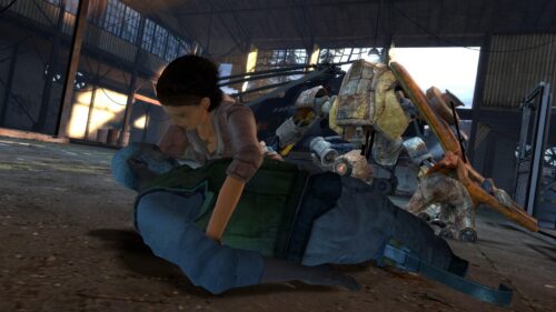 Alyx Vance and Eli Vance in Half Life 2 Episode Two 4K Desktop Wallpaper