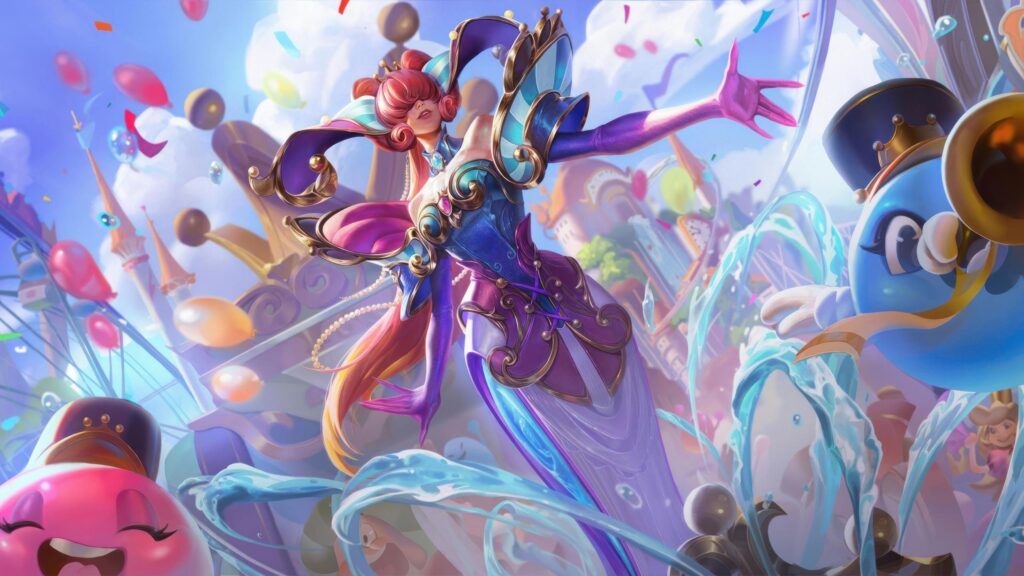 League of Legends Syndra Star Guardian Fan Art Desktop Wallpaper