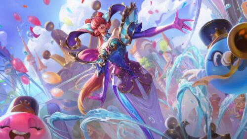 League of Legends Syndra Star Guardian Fan Art Desktop Wallpaper