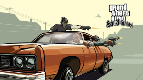 Grand Theft Auto San Andreas Art Desktop Wallpaper