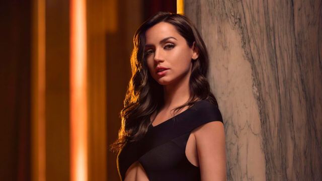 Ana de Armas Elegant Cinematic Portrait 4K Wallpaper