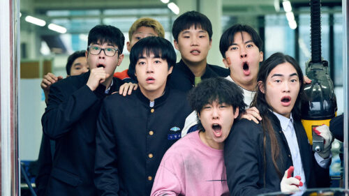 High School Return of a Gangster Cast Desktop Wallpaper