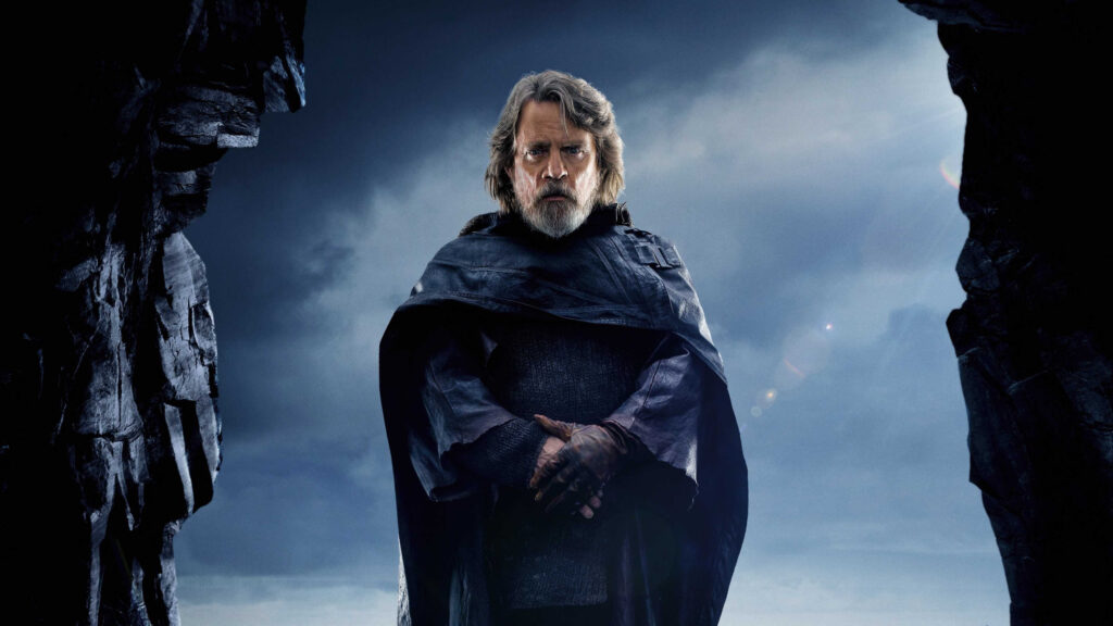Mark Hamill as Luke Skywalker High Resolution 4K Desktop Wallpaper