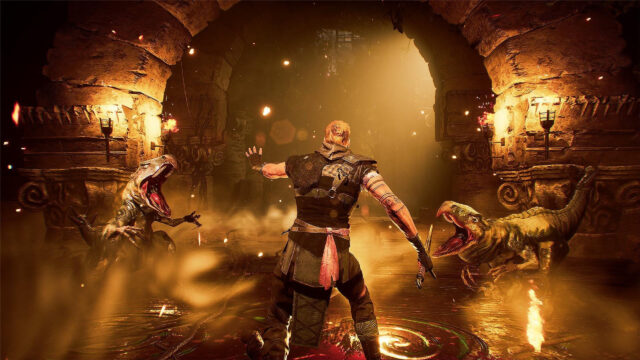 Gothic 1 Remake Combat Scene 4K Desktop Wallpaper