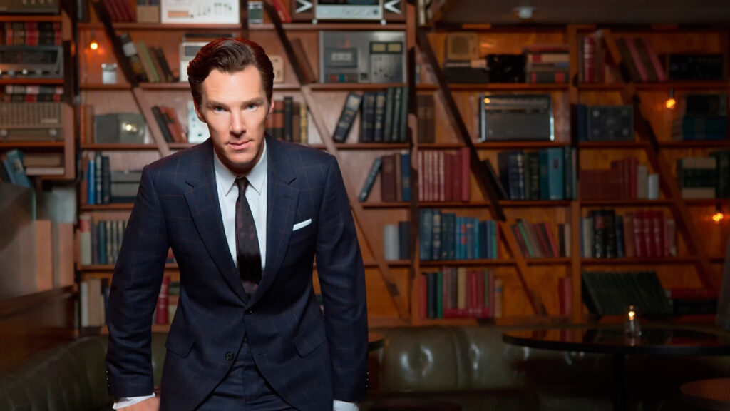 Sophisticated Benedict Cumberbatch Portrait Desktop Wallpaper