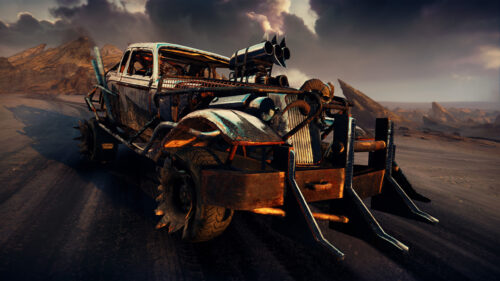 Post-Apocalyptic Scavenger Truck 4K Wallpaper