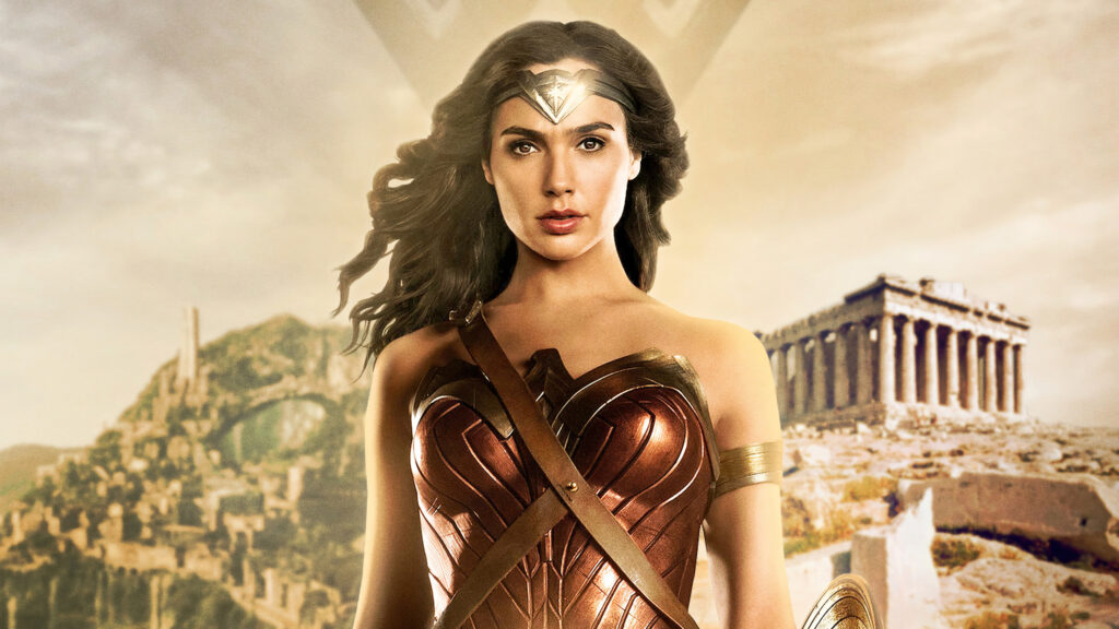 Wonder Woman Themyscira Heroic Portrait Desktop Wallpaper
