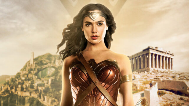 Wonder Woman Themyscira Heroic Portrait Desktop Wallpaper