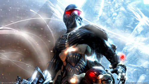 Crysis Nanosuit Soldier Futuristic Combat PC Wallpaper