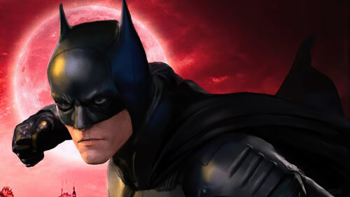 The Batman Close-up Action Pose 4K Desktop Wallpaper