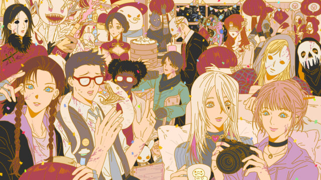 Dead by Daylight Anime Style Party Scene Desktop Wallpaper
