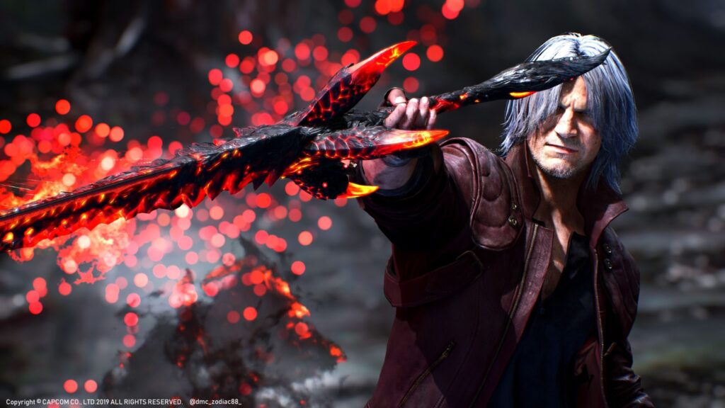 Dante Devil May Cry 5 Unleashing Sin Devil Trigger Desktop Wallpaper