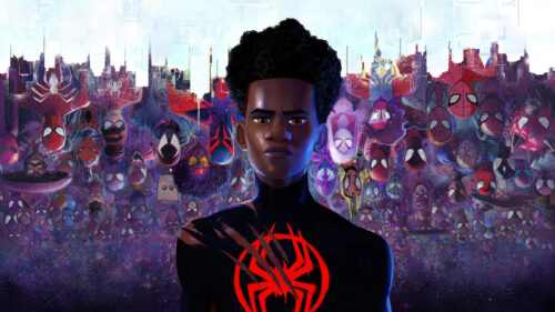 Miles Morales Multiverse Portrait Desktop Wallpaper