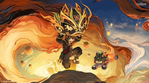 Genshin Impact Gaming Artistry PC Wallpaper