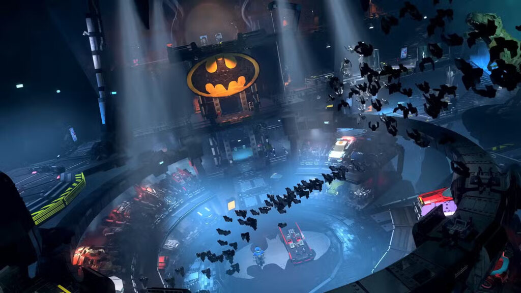 LEGO Batman Cave Cinematic Scene Desktop Wallpaper