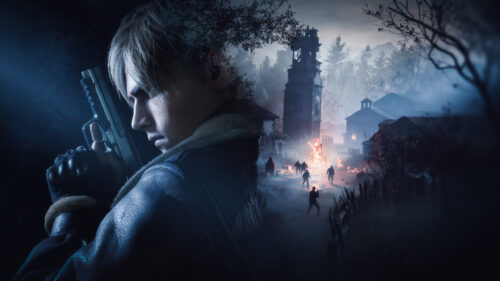 Leon Kennedy Resident Evil 4 Remake 4K Desktop Wallpaper