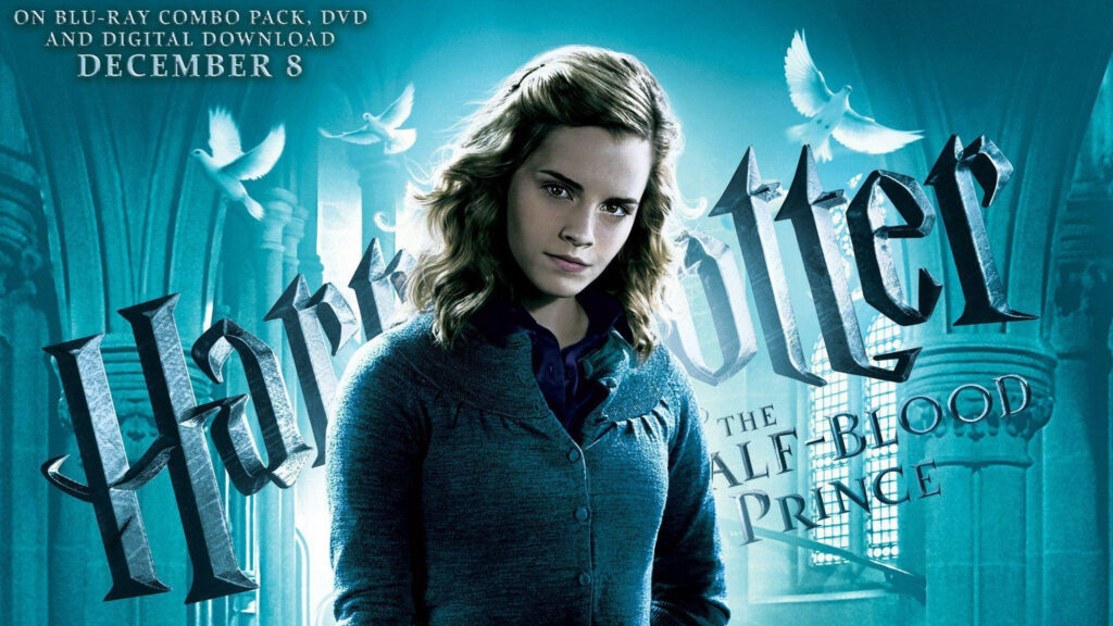 Emma Watson as Hermione Granger Harry Potter Desktop Wallpaper