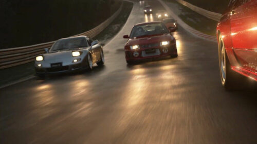 Racing Cars on Nürburgring Nordschleife 4K Desktop Wallpaper