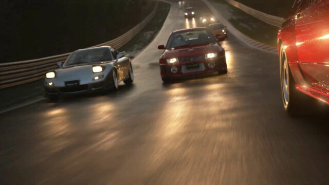Racing Cars on Nürburgring Nordschleife 4K Desktop Wallpaper