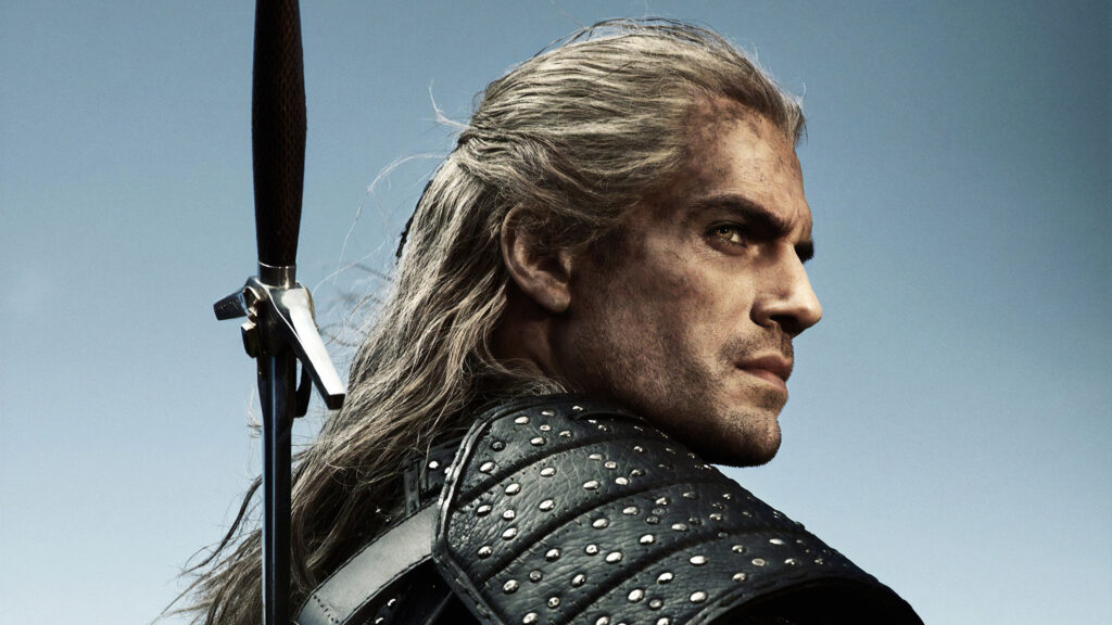 Geralt of Rivia The Witcher Close-up 4K Desktop Wallpaper