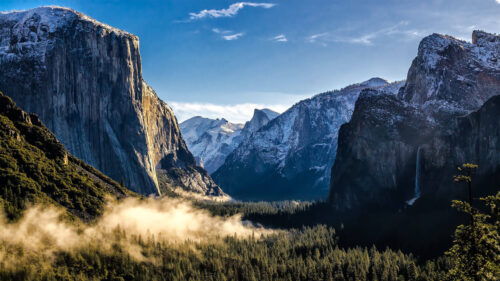 Yosemite National Park Valley Landscape Desktop Wallpaper