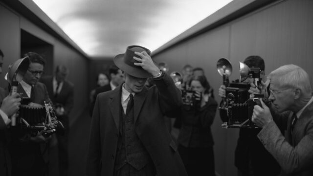 Cillian Murphy as Oppenheimer Cinematic Desktop Wallpaper