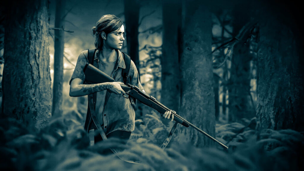 Ellie Williams from The Last of Us Part II Desktop Wallpaper