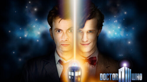 David Tennant and Matt Smith Doctor Who Desktop Wallpaper